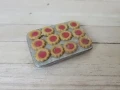 Tray of jam tarts