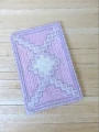 Hand stitched lavender rug