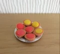 Plate of jam tarts