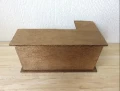 L shaped shop counter