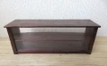  Glass front mahogany counter