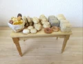 Filled  Bread table