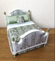 Dressed bed sage green