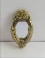 Gold framed mirror