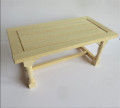 Bare wood table