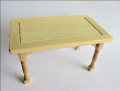 Barewood table turned legs