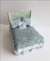1/24th Blue double bed