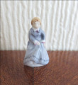 Lady in blue figurine