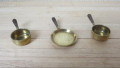 3 Brass pans by Country Treasures