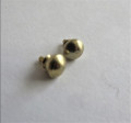 Pair medium brass knobs