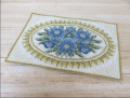 Blue medallion carpet