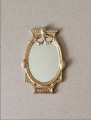 Gold framed mirror