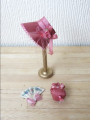 Dusty pink Hat set