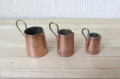 Set 3 copper jugs