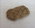 Woven rope door mat