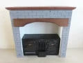 Metal kitchen range & surround