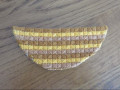 Hand stitched 1/2 moon rug