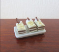 Plate of cake slices