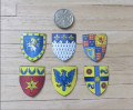 Six small shields