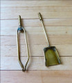 Brass fire irons