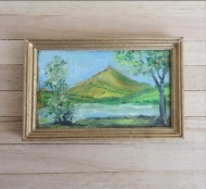 River & Hill painting 