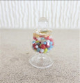 Glass jar of sweets