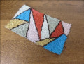 Deco style hand made rug