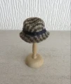Mens check hat