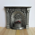 Pewter effect fireplace 