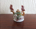 Snowy teapot & robins ornament