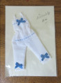 Ladies underwear  Blue trim