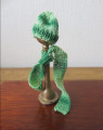 Green hat/scarf display
