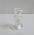 Clear glass vase