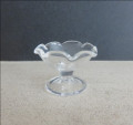 Glass fruit bowl