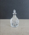 Hobnail glass decanter