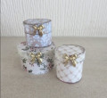 3 Vintage style hat boxes