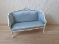 Blue sofa by Dolls House Interior