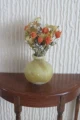 'Stoneware' vase with dried flowers