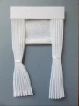 Hand made curtains with blind 