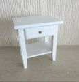 White small table with drawer